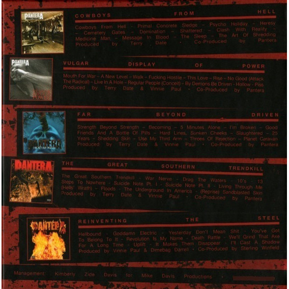 Pantera ¿ The Complete Studio Albums Cd Nuevo Musicovinyl