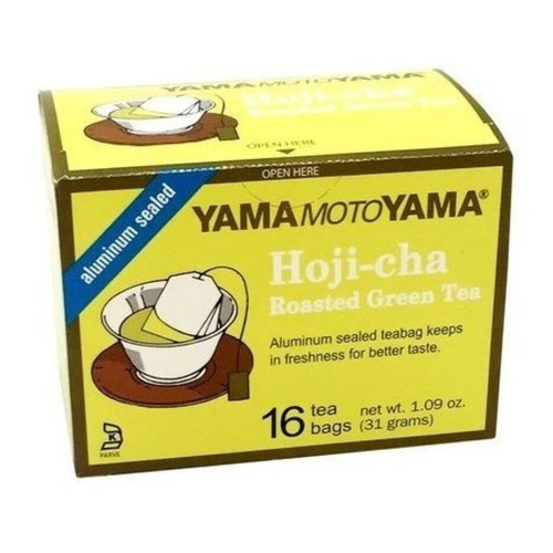 Té Hojicha Japones Yamamotoyama 1 Caja 16 Bolsas 32g Hojicha
