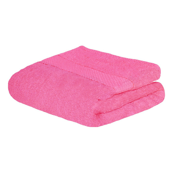 Toalla De Baño Completo 150x80cm - 600gr Suave Y Absorbente Color Rosa 2 Liso