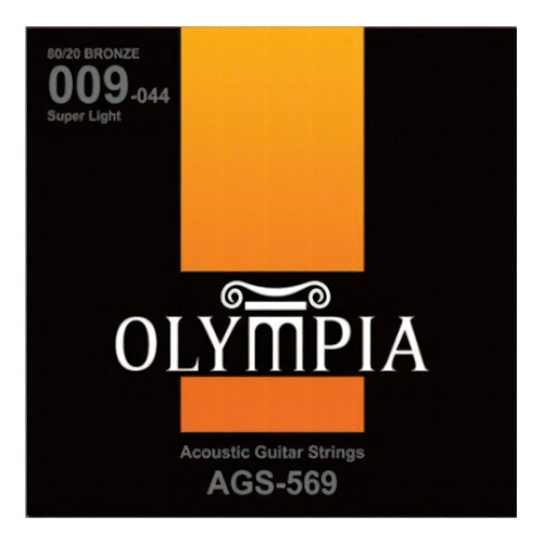 Cuerdas Para Guitarra Acus. 009-044 Ags569 Olympia