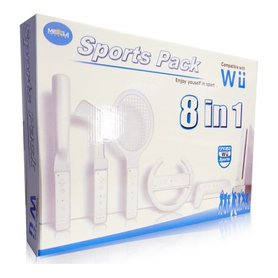 Set De Accesorios Deportivos 8 Piezas Para Wii