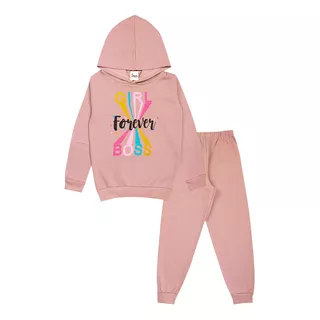 3 Conjuntos De Moletom Infantil Menina Roupas De Inverno