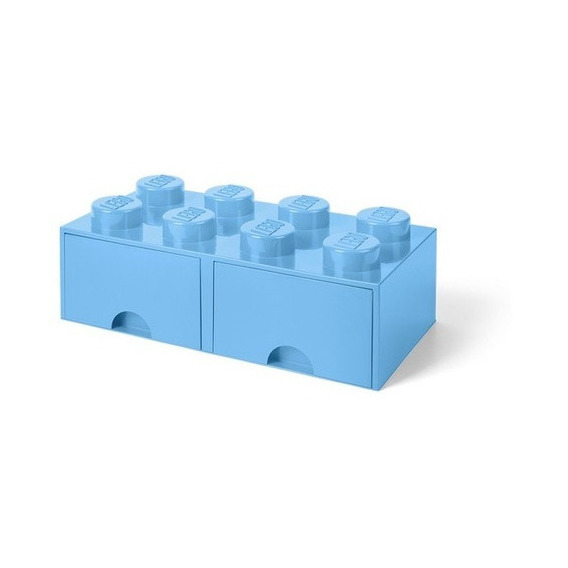 Bloques Apilables Para Armar Lego Brick Drawer 8 Con Cajones Lego X1 4006 Color Celeste