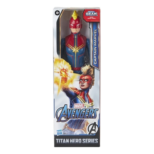 Muñeco Avengers Capitana Marvel Titan Hero Series Hasbro