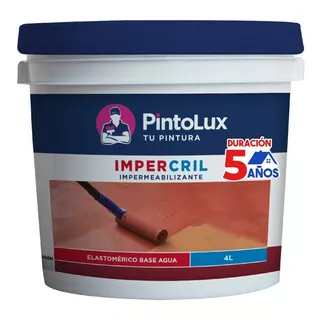 Impermeabilizante Pintolux Impercril 5 Años 4 Litros