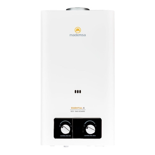 Calefont a gas GLP Mademsa Essential 5 Eco blanco