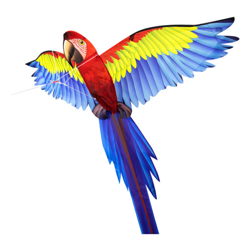 Barrilete Guacamayo Popup Ef3dparrot Color Rojo