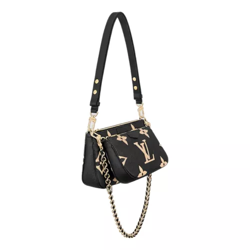 Bolsa Multi Pochette Accessoires con correa Bicolor Monogram