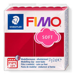 Fimo Soft Masa Moldeable Arcilla Polimerica X 56 Gramos Color 26 Rojo Cereza