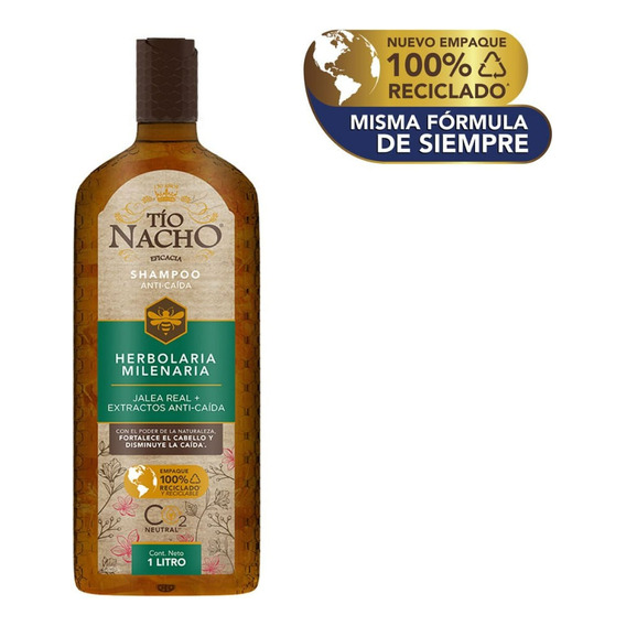 Shampoo Tio Nacho Herbolaria Anticaida X 1000ml