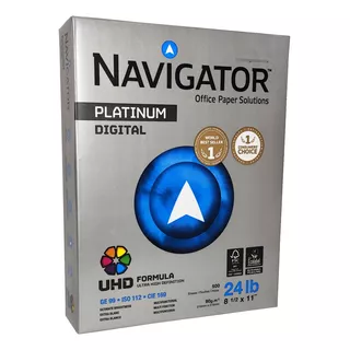 Papel Navigator Platinum Carta 90gr 500 Hojas Impresion