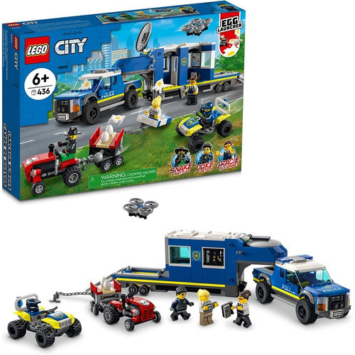 Kit De Construcción Lego City Central Móvil De Policía 60315 Cantidad De Piezas 436