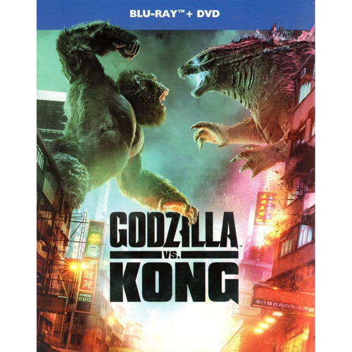 Godzilla Vs Kong 2021 Millie Bobby Pelicula Blu-ray + Dvd