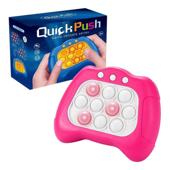 Pop It Consola De Juego Niños Alivia Estres Luz Y Sonido