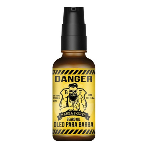 Aceite Para Barba Danger - Barba Forte - Óleo 30ml