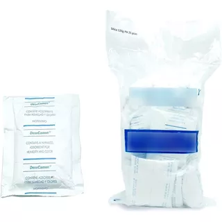 Silica Gel 120g 25pz Gel De Sílice Para Humedad