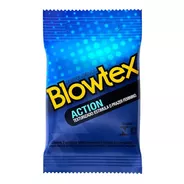 Preservativo Camisinha  Action Texturizada 3 Uni Blowtex