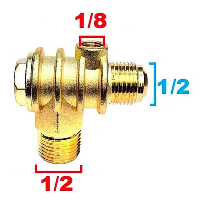 Válvula Check P/ Compresora De Aire 1/2 X 1/2 Antirretorno