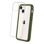 Iphone 13 mini, diseño de camuflaje, color verde