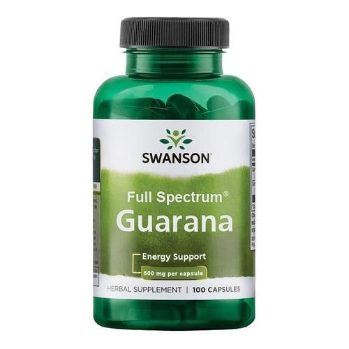 Guaraná Swanson 500mg/100caps.- 