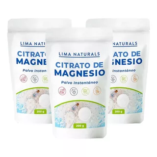 Citrato De Magnesio Lima Naturals 200 G Pack X 3