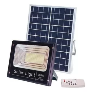 Foco Reflector Solar Interior Y Exterior 200w