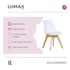 Silla Eames Pack 4 Unidades Acolchonada Calidad Premium