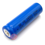 Bateria 14500 3,7v 5200mah Li-ion - Recarregável Menor Preço