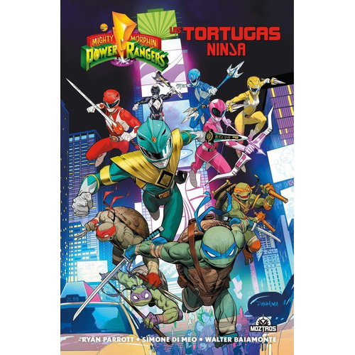 Mmpr Vs Las Tortugas Ninja, De Ryan Parrot. Editorial Moztros En Español