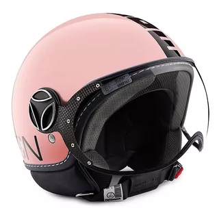 Casco Momo Classic Rosa En Tiendamoto