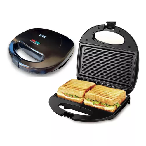 Mini Grill Sanduicheira Inox Bak Gourmet 110 750w - MK