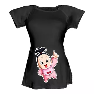 Blusa Para Embarazo Ranglan Negra - Anime Dragon Ball Pan