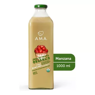 Ama Time. Ama Jugo Manzana Organico 1lt.