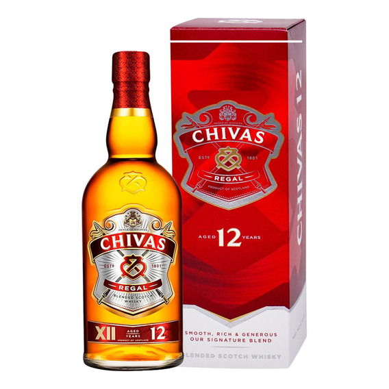 Whisky Chivas Regal X 500 Cc.  (con Estuche) 