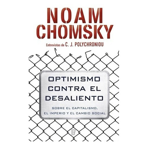 Libro Optimismo Contra El Desaliento De Noam Chomsky