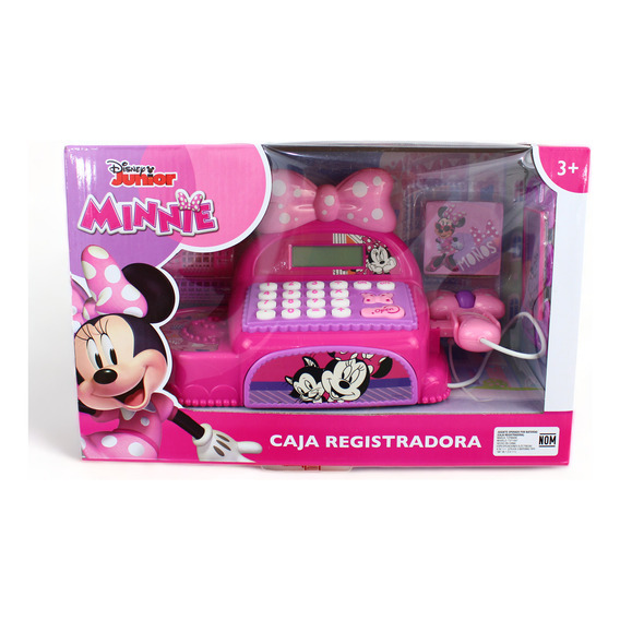 Caja Registradora Minnie Mouse Juguete Con Luz