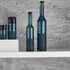 Aceitera Vinagrera Botella Vidrio 250ml C/ Tapa Azul Cobalto