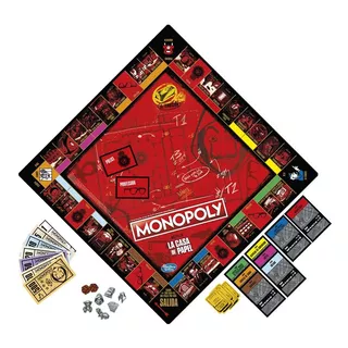 Monopoly Edición La Casa De Papel Juego De Mesa De Hasbro