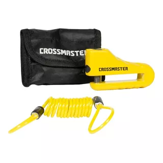 Candado Para Disco De Freno Moto Bici Crossmaster 9933410 Color Amarillo