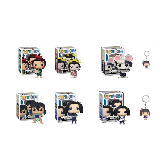 Bundle - Pareja De Figuras Demon Slayer -  Funko Pop 2024 