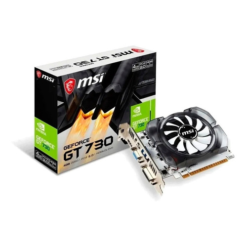 Placa de video Nvidia MSI  GeForce 700 Series GT 730 N730-2GD3V3 2GB