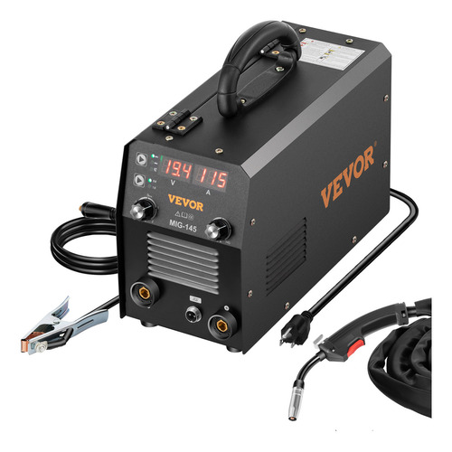 Vevor Máquina De Soldadura Mig/lift Tig/mma 3 En 1 145amp Color Negro