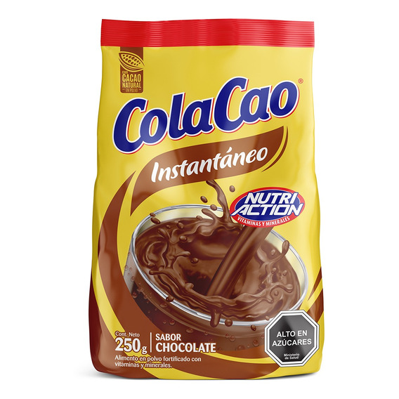 Saborizante Leche Chocolate Cola Cao Bolsa 250gr