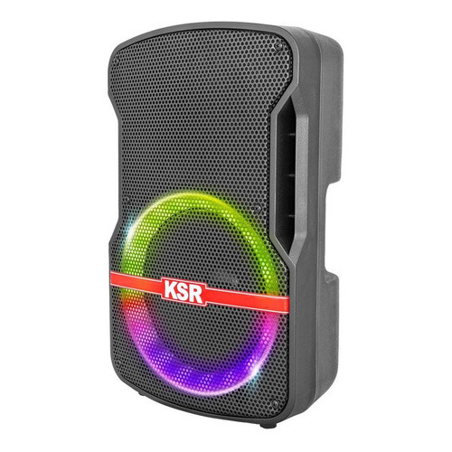 Bafle Bocina 8 Kaiser Ksr Luz Neon Msa-7908nd. Bluetooth,mic Color Negro