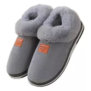 Pantufla Bota De Pana Abrigadas Para Dama Y Hombre