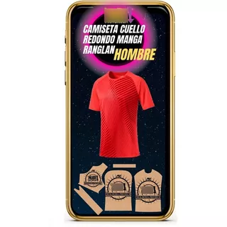 Molderia Digital Camiseta Cuello Redondo Manga Ranglan