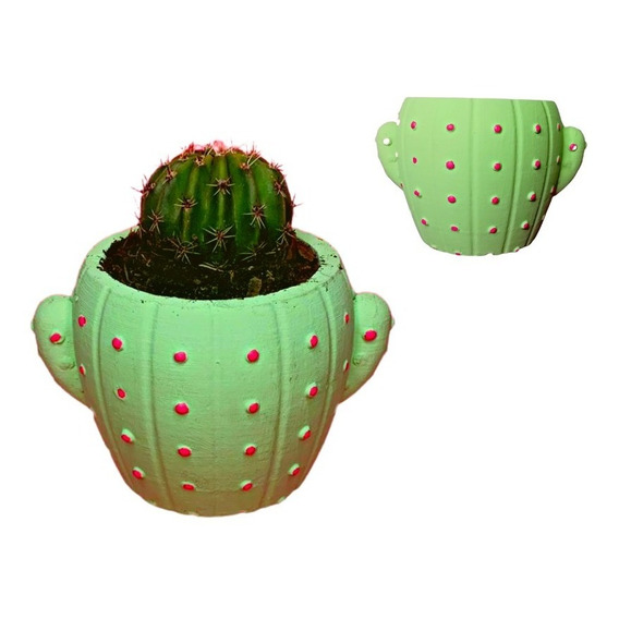 Molde Para Maceta De Concreto De Cactus