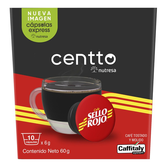 Capsula Café Sello Rojo Centto - Unidad