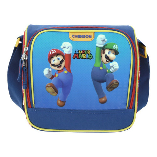 Lonchera Termica Chenson Mario Bros Luigi Mb65704-9 Jumpers Nombre Del Diseño Mb65704-9 Color Azul