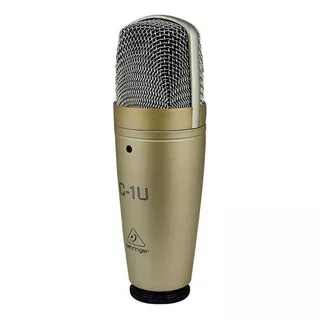 Microfone Behringer C-1u Condensador Cardioide Cor Dourado